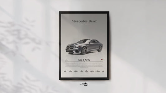 Mercedes Benz E63 S AMG (2018) - STUDIO MONTAGE 3/4 SIDE