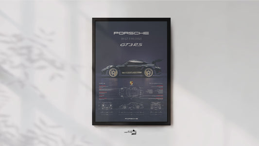 Porsche 911 GT 3 RS (922) (2023) - 3D RENDER STUDIO SIDE