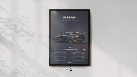 Nissan GT-R Nismo R35 Widebody (2019) - 3D RENDER STUDIO REAR