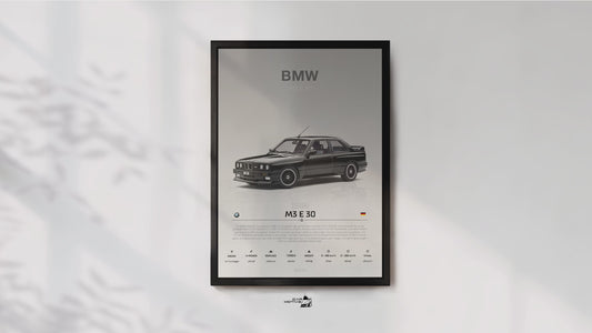 BMW M3 E30 Coupé (1986) - STUDIO MONTAGE 3/4 SIDE