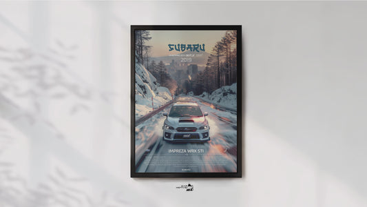 Subaru Impreza WRX STI Poster (2019) - Art Work