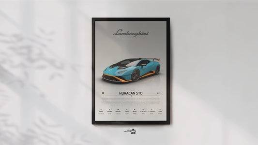 Lamborghini Huracan STO (2020) - STUDIO MONTAGE 3/4 SIDE