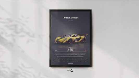 McLaren P1 GTR (2013) - 3D RENDER STUDIO 3/4 SIDE