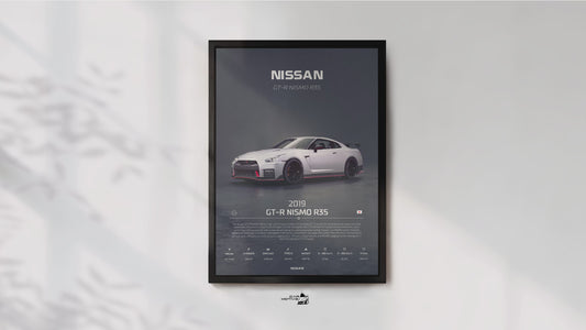 Nissan GT-R Nismo R35 (2019) - 3D RENDER STUDIO 3/4 SIDE