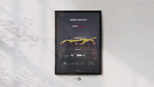 McLaren P1 GTR (2013) - 3D RENDER STUDIO SIDE