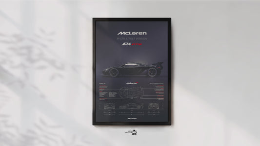 McLaren P1 GTR Street Version (2013) - 3D RENDER STUDIO SIDE