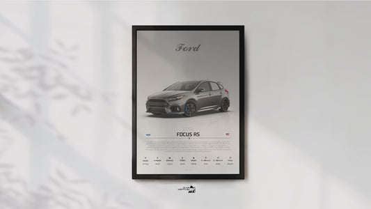 Ford Focus RS (2016) - STUDIO MONTAGE 3/4 SIDE