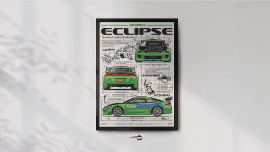 Mitsubishi Eclipse GS (1998) - VECTOR ART