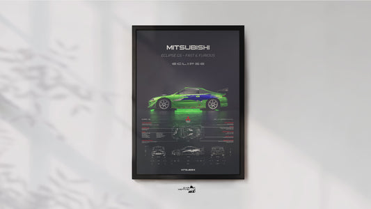 Mitsubishi Eclipse GS (1995) - 3D RENDER STUDIO SIDE