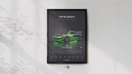 Mitsubishi Eclipse GS (1995) - 3D RENDER STUDIO 3/4 SIDE