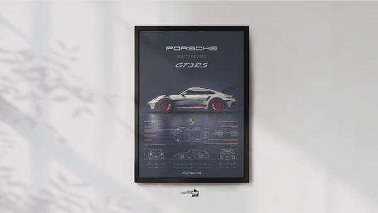 Porsche 911 GT 3 RS (922) (2023) - 3D RENDER STUDIO SIDE