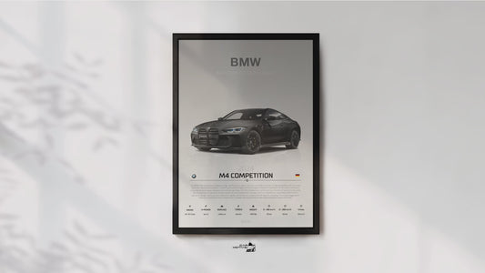 BMW M4 Competition (2024) - STUDIO MONTAGE 3/4 SIDE