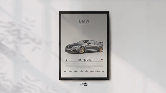 BMW M4 F82 GTS (2016) - STUDIO MONTAGE 3/4 SIDE