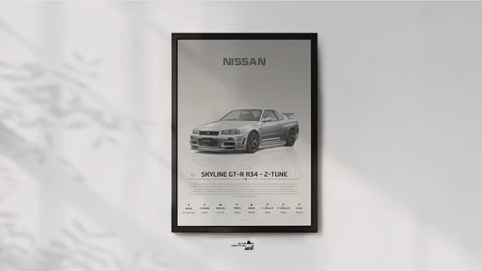 Nissan Skyline GT-R R34 Z-Tune (2004) - STUDIO MONTAGE 3/4 SIDE