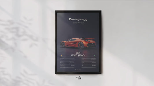 Koenigsegg Jesko Attack (2021) - 3D RENDER STUDIO REAR