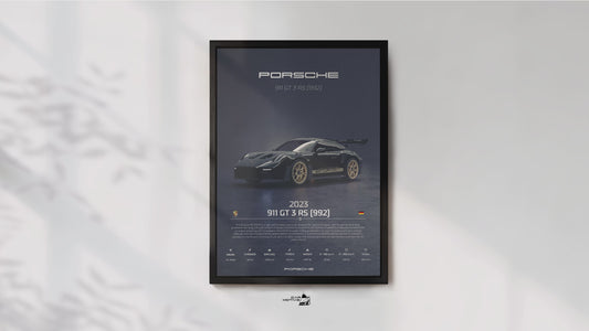 Porsche 911 GT 3 RS (922) (2023) - 3D RENDER STUDIO 3/4 SIDE