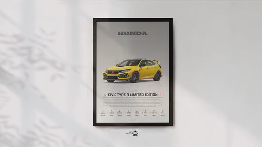 Honda Civic Type R Limited Edition (2020) - STUDIO MONTAGE 3/4 SIDE