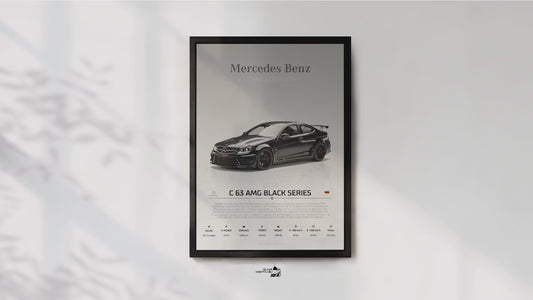 Mercedes Benz C63 AMG Black Series (2013) - STUDIO MONTAGE 3/4 SIDE