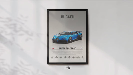 Bugatti Chiron Pur Sport (2020) - STUDIO MONTAGE 3/4 SIDE
