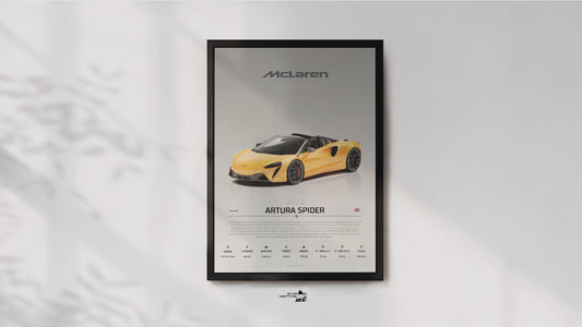 McLaren Artura Spider (2022) - STUDIO MONTAGE 3/4 SIDE