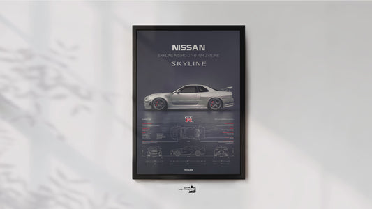 Nissan Skyline GT-R R34 Z-Tune (2003) - 3D RENDER STUDIO SIDE
