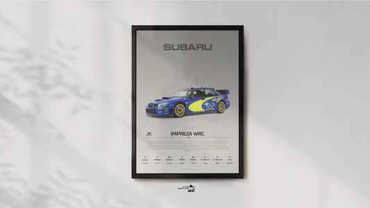 Subaru Impreza WRC (2007) - STUDIO MONTAGE 3/4 SIDE