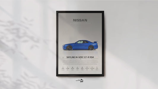 Nissan Skyline M-Spec GT-R R34 (2002) - STUDIO MONTAGE SIDE