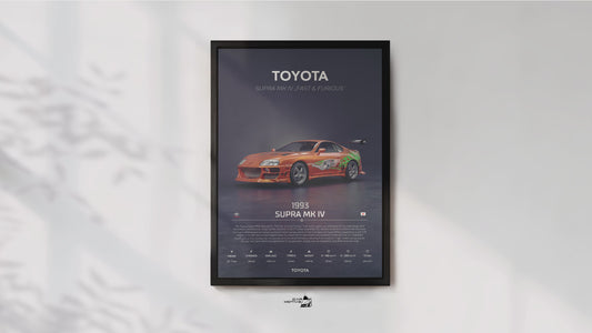 Toyota Supra MK 4 (1993) - 3D RENDER STUDIO 3/4 SIDE