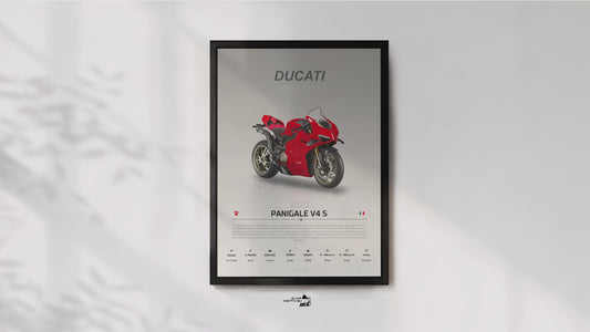 Ducati Panigale V4S (2020) - STUDIO MONTAGE 3/4 SIDE