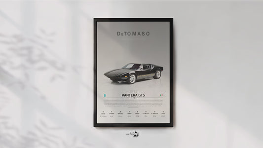 DeTomaso Pantera GTS (1972) - STUDIO MONTAGE 3/4 SIDE