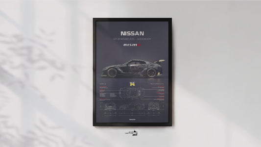 Nissan GT-R Nismo R35 Widebody (2019)  - 3D RENDER STUDIO SIDE