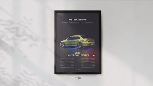 Mitsubishi Lancer Evolution VII (2004) - 3D RENDER STUDIO REAR