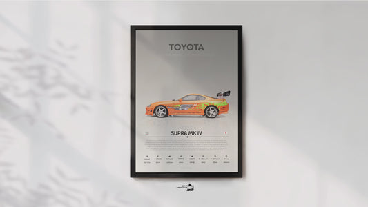 Toyota Supra MK 4 (1993) - STUDIO MONTAGE SIDE