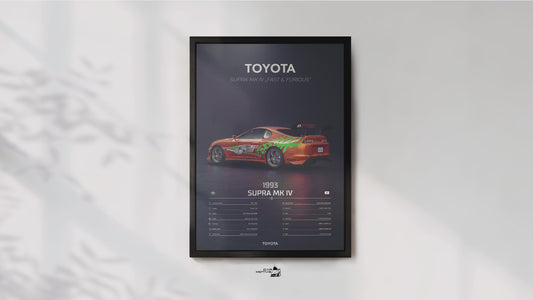 Toyota Supra MK 4 (1993) - 3D RENDER STUDIO REAR