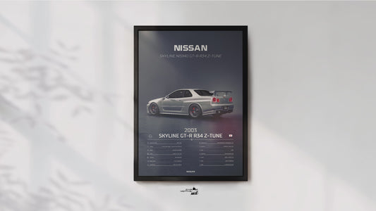 Nissan Skyline GT-R R34 Z-Tune (2003) - 3D RENDER STUDIO REAR
