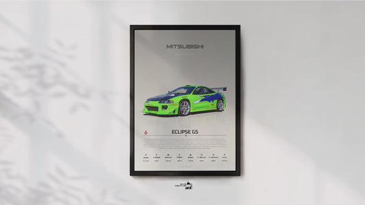 Mitsubischi Eclipse GS (1995) - STUDIO MONTAGE 3/4 SIDE