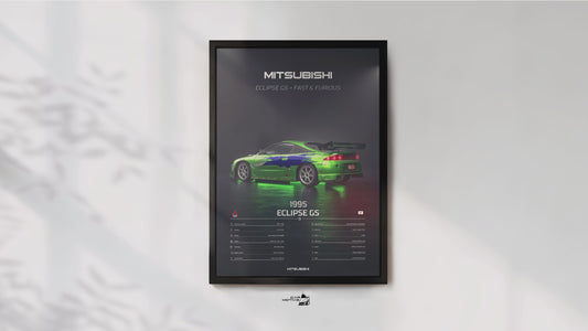 Mitsubishi Eclipse GS (1995) - 3D RENDER STUDIO REAR