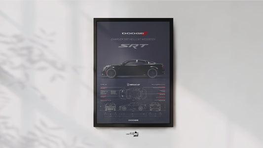 Dodge Charger SRT Hellcat (2020) - 3D RENDER STUDIO SIDE