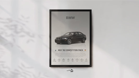 BMW M3 F92 Competition Pack (2010) - STUDIO MONTAGE 3/4 SIDE