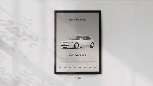 Honda Civic Type R EK9 (1997) - STUDIO MONTAGE 3/4 SIDE