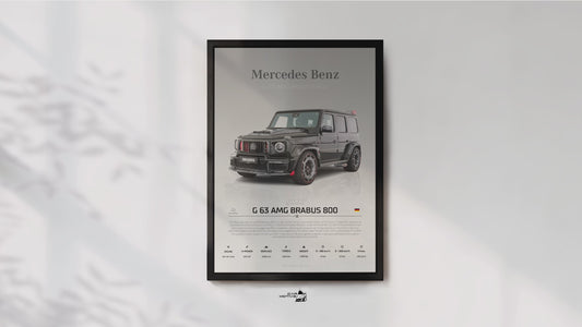 Mercedes Benz G63 AMG Brabus 800 (2022) - STUDIO MONTAGE 3/4 SIDE
