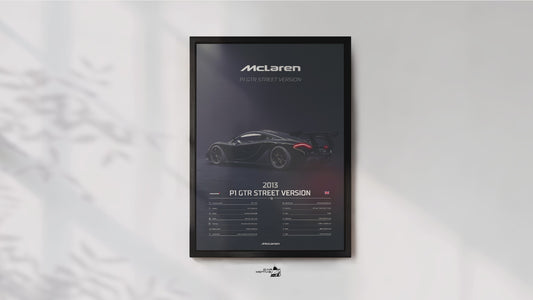McLaren P1 GTR Street Version (2013) - 3D RENDER STUDIO REAR